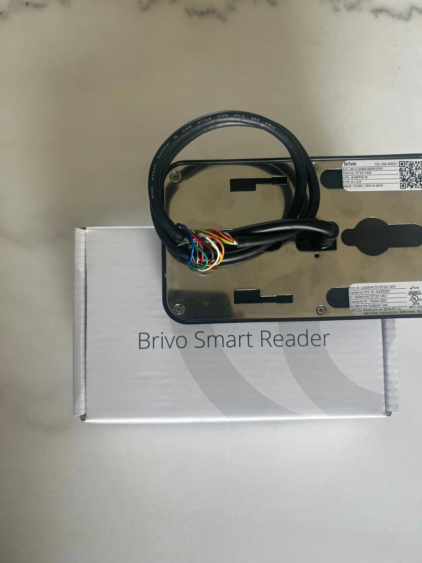 Brivo Black OSDP Dual Credential Tri - Technology Reader B - BSPKF - B - Avenger Security