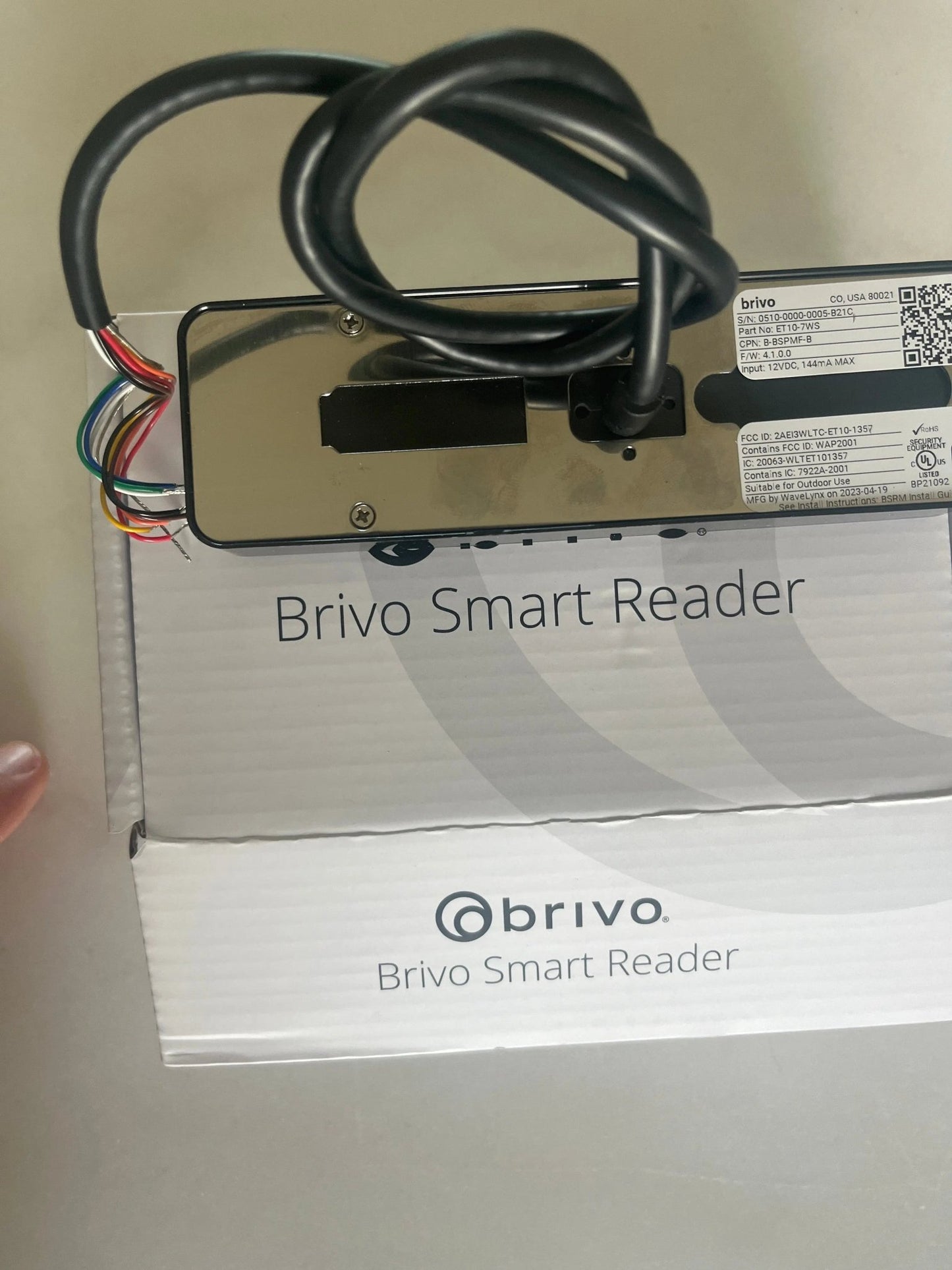 Brivo Black Slim OSDP Tri - Technology Reader B - BSPMF - B - Avenger Security