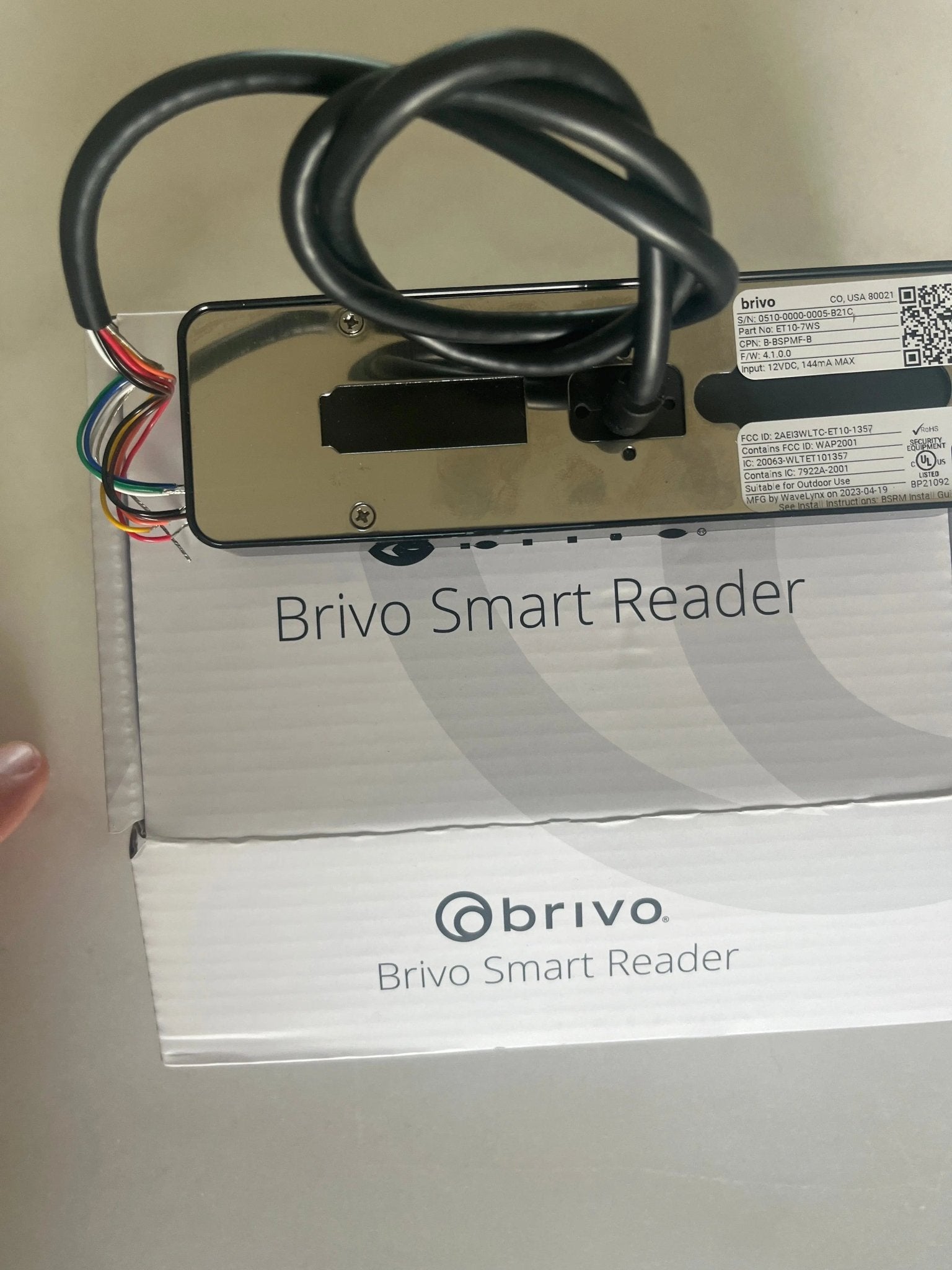 Brivo Black Slim OSDP Tri - Technology Reader B - BSPMF - B - Avenger Security