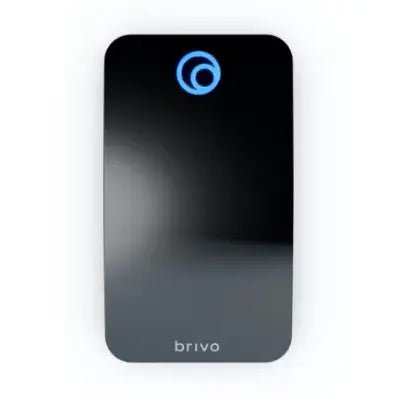 Brivo B-BSPSF-B black OSDP single-gang access control reader supporting smart card, proximity, and mobile credentials.