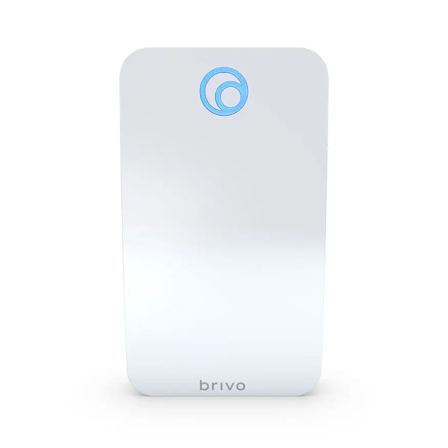 Brivo B-BSPSF-W white OSDP single-gang tri-technology access control reader supporting smart card, proximity, and mobile credentials.