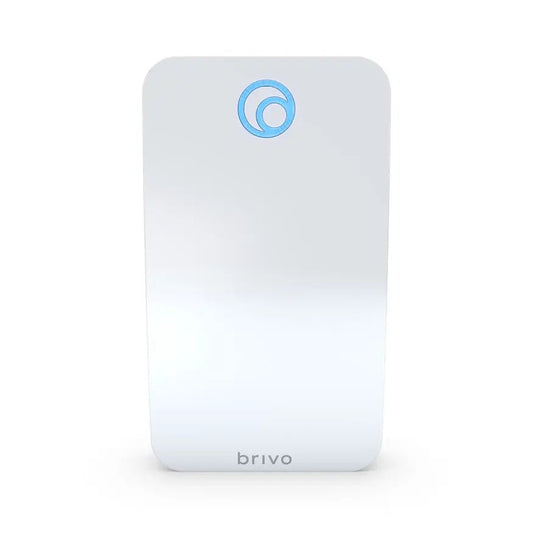 Brivo B-BSPSF-W white OSDP single-gang tri-technology access control reader supporting smart card, proximity, and mobile credentials.